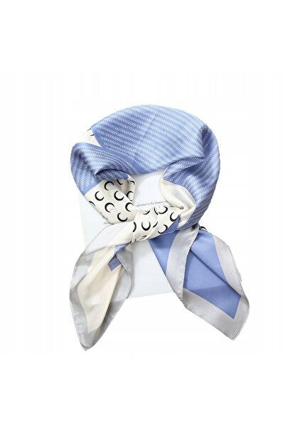 Carla Moreno Eșarfă dama cu imprimeu, tip mătase, șal elegant pentru cadou, 7...