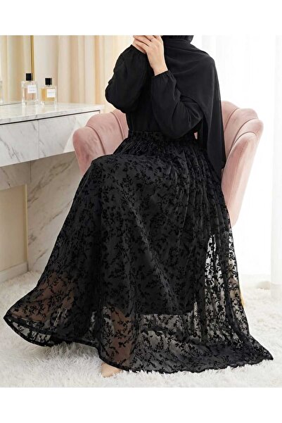 MissPul Fusta din tul cu talie căptușită cu pluș SR2025