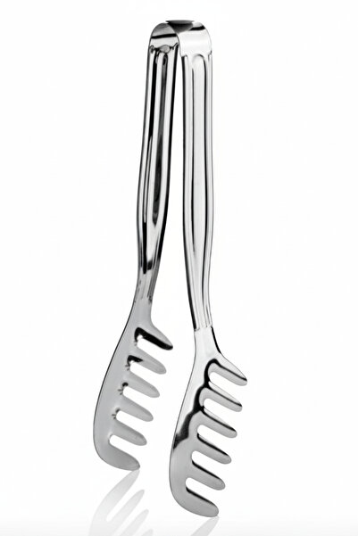 Special Action Stainless Steel Spaghetti Pasta Tongs / Pasta Serving Spoon | ...