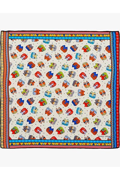 kuru Vual Silk Scarf Handkerchief