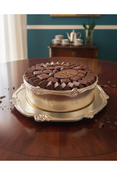 VALUE A luxurious chocolate tray made of fiber material (one tray consisting ...