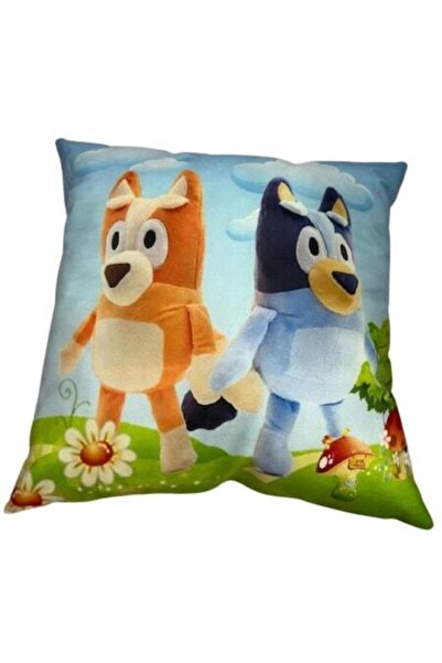 bluey Pernă pentru copii, 40x40cm, moale, multicoloră, diverse modele