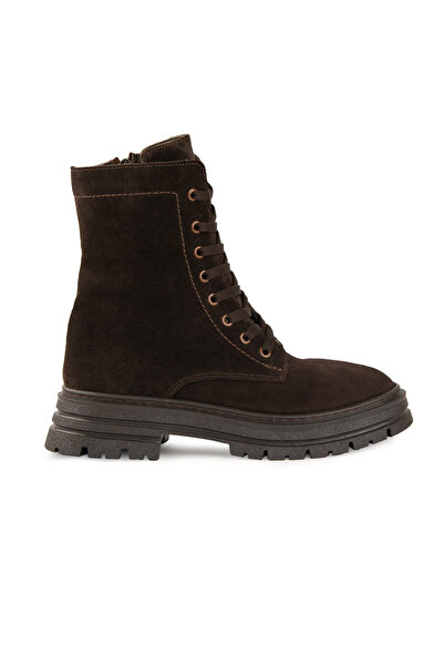 Pegia Kadın Fermuarlı Süet Bot DG6001