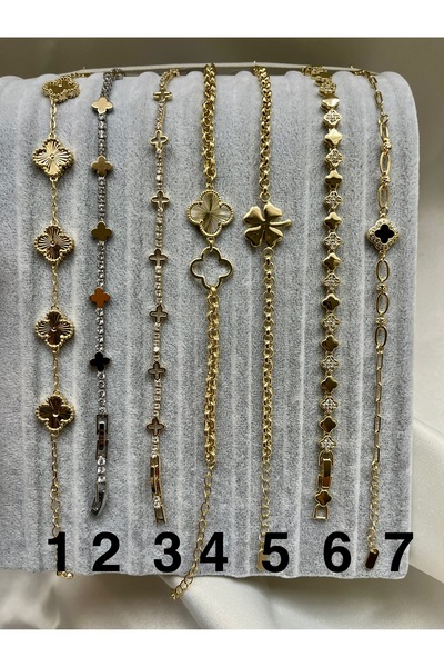 yeknova Xuping 14K Gold Renginde Kuyumcu İşçiliği Taşlı / Taşsız Yonca Model ...