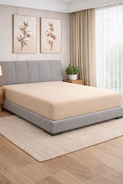 Sheri Home Yeni Pamuklu Lastikli Çarşaf 180X 200 (Bambu Katkılı)