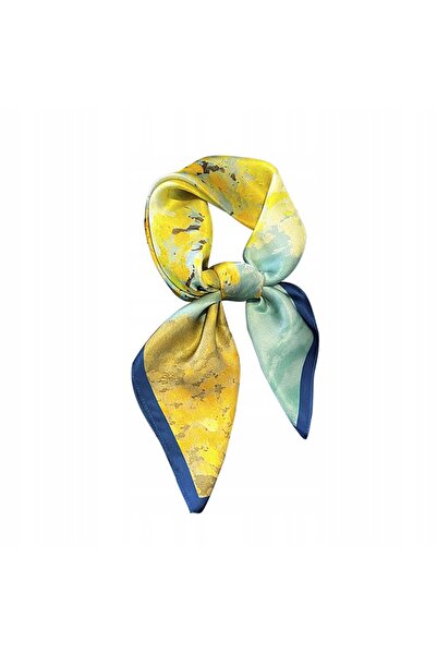 Carla Moreno Apaszka Chusta z nadrukiem damska jedwab syntetyczny Szal na pre...