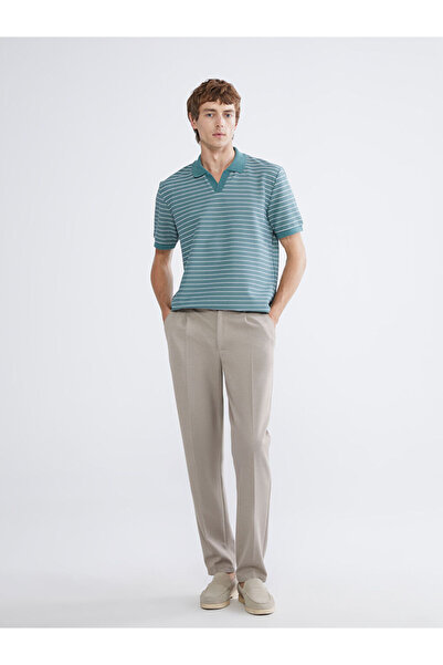 LC Waikiki Μπεζ ανδρικό παντελόνι Standard Fit