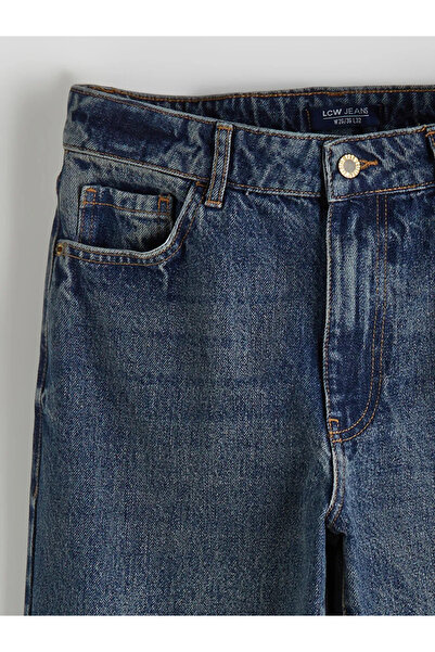 LC Waikiki LCW Jeans Indigo Baggy Fit Kadın Jean Pantolon