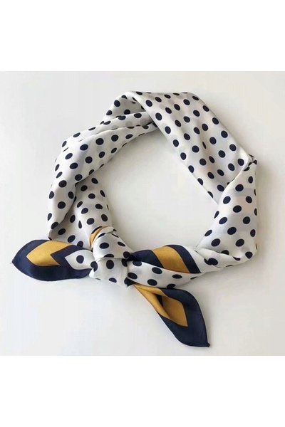 Carla Moreno Women's Printed scarf, silk type, elegant shawl for gift, 70×70 cm