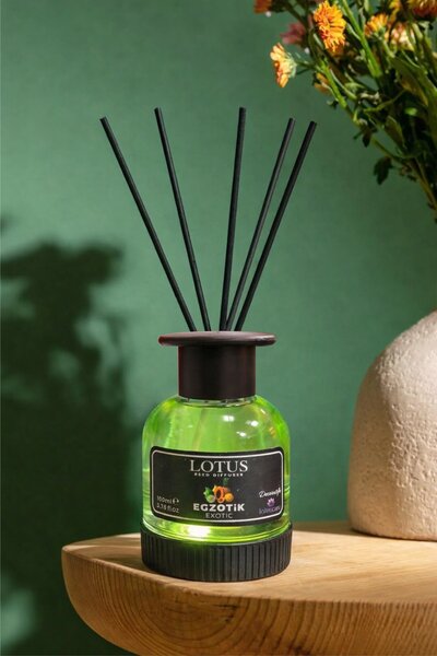 PROMOSYONİK Egzotik Çubuklu Oda Kokusu 110 ml Reed Diffuser Exotic Ortam Kokusu