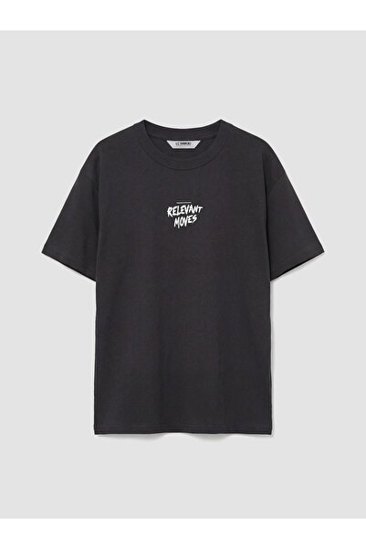 LC Waikiki Μπλουζάκι για αγόρια με στάμπα και λαιμόκοψη ποδηλάτου (S6)