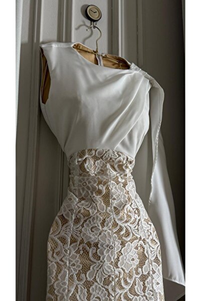Special-DIARA Elegant white evening dress