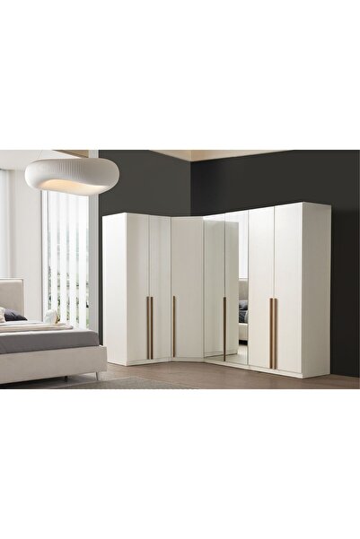 Doressa Home Ledya Köşe Gardırop