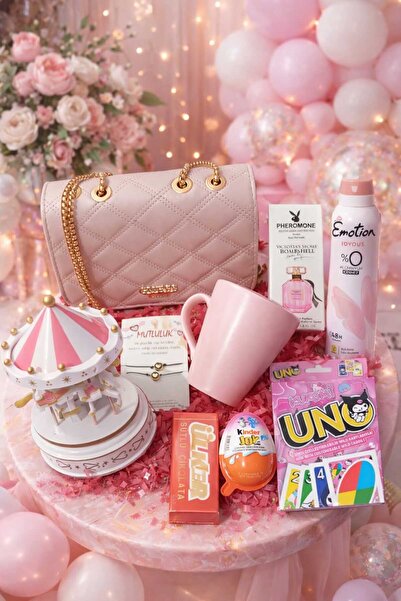 OEM sevgililer gününe özel atlı karınca çanta Kupa ve takı detaylı konsept pr...