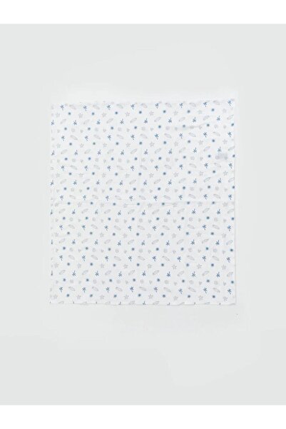 LC Waikiki Ecru Printed Baby Girl Muslin Cloth 90X100 cm (S6)
