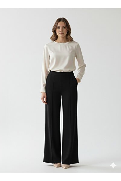 DESIGN AND ME Elastic Waisted Cotton Modal Pants