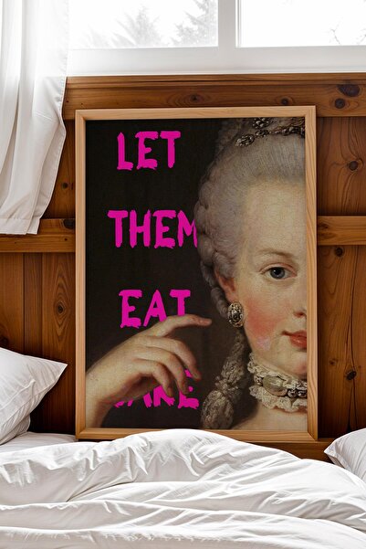 Saturn Lasă-i să mănânce prăjitură Pictură înrămată cu Maria Antoaneta Portre...