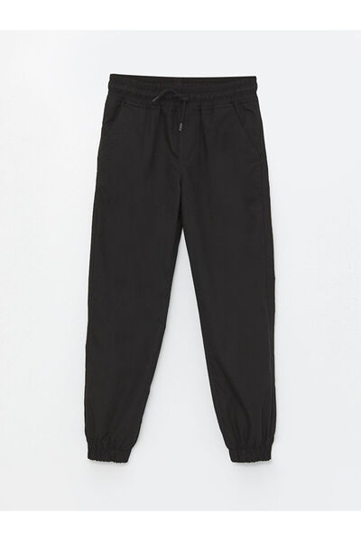 LC Waikiki Черни панталони с еластична талия за момчета