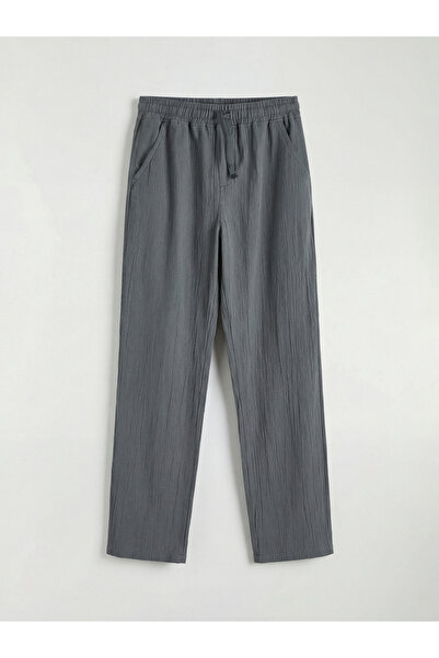 LC Waikiki Pantaloni din poplin cu talie elastică pentru băieți