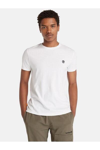 Timberland White Printed t Shirt 2026