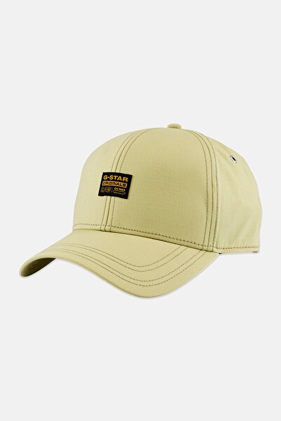 G-STAR RAW Men Brand Logo Adjustable Cap, Yellow
