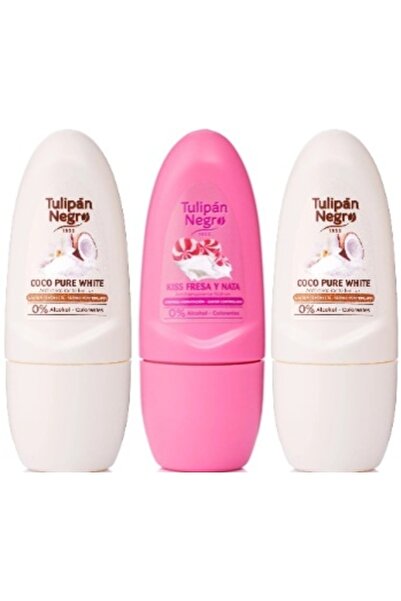 Tulipan Negro Set Rol-On-3bucati-Cocos si Capsuni-150ml