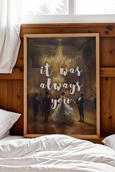 Saturn Tablou înrămat cu dansuri romantice de sală It Was Always You, cadou d...