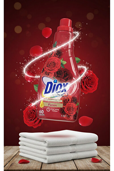 Diox Passion kokulu Konsantre Yumuşatıcı 1,5L (60 loads)
