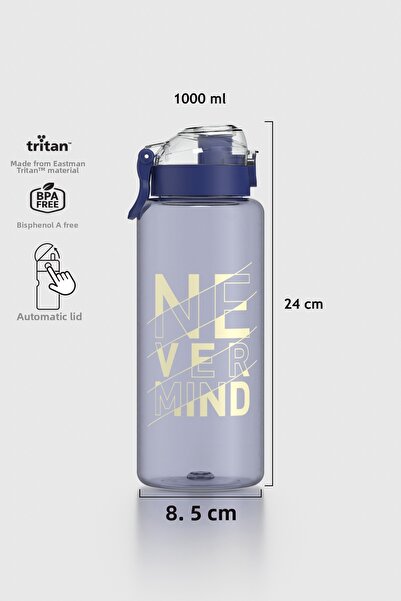 Renga قارورة تريتان من ساغا لووب بسعة 1000 مل مزينة بنقوش كتابية 912138 باللو...