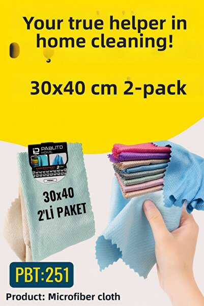 JASPER Jpr-251 2-Pack Microfiber Cloth 30X40 cm