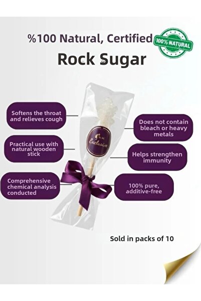 NUHA CAFE 100% Natural, Certified Rock Sugar