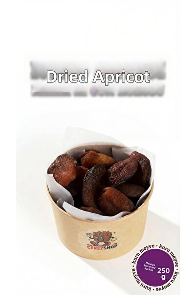 ÇITLAT ÇEREZ SHOP Sun-Dried Apricots Malatya New Crop Jumbo Natural 250 Gr