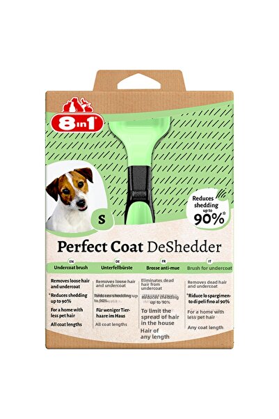 8in1 Perfect Coat Deshedder Furminator Small Breed Dog Comb Small