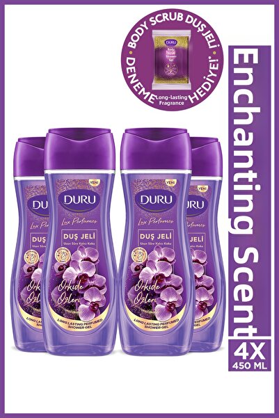 Duru Lux Perfumes Orchid Shower Gel 4X450 ml