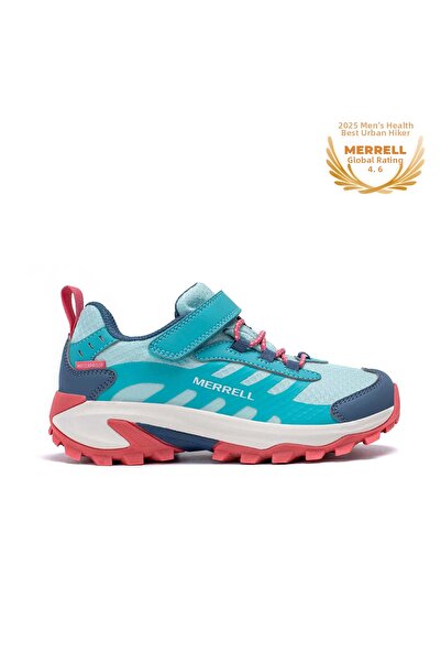 Merrell حذاء Moab Speed 2 Low A/c Wtrpf للأطفال باللون الأزرق للاستخدام الخار...