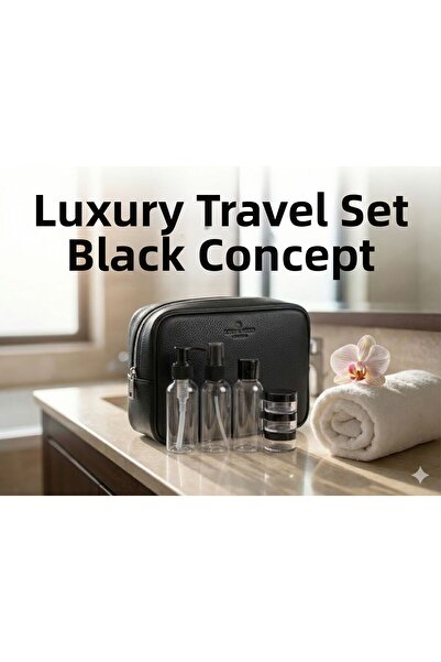 makrobay Set de călătorie de lux din 6 piese |   Set de sticle din plastic de...