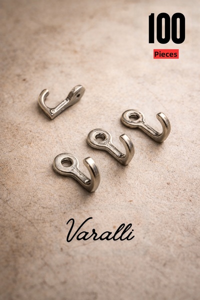 Varalli Suport pentru pahare din metal argintiu lucios, 100 bucăți, 2 cm – câ...