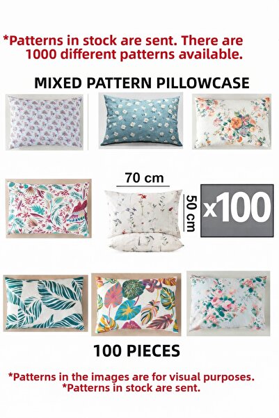 cs ilkim Vie En Cotton Mixed Patterned Pillowcase, Wedding Favor, School Gift...