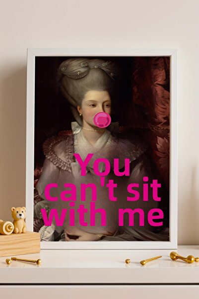 Saturn Δεν μπορείς να καθίσεις μαζί μου Πίνακας με κορνίζα Διασκεδαστικό κλασ...