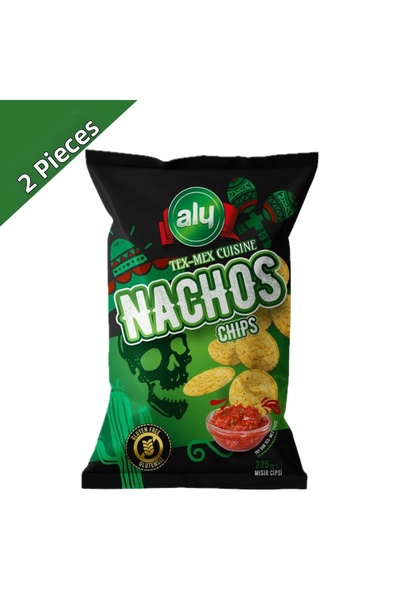 Aly Gluten-Free Nachos Corn Chips (225 g) X2 Pieces - a Crispy Alternative to...