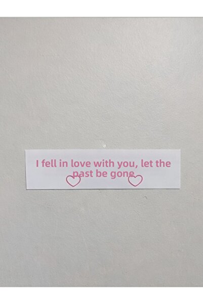 Generic I Fell in Love with You, Goodbye Written Decorative Graffiti Sticker ...