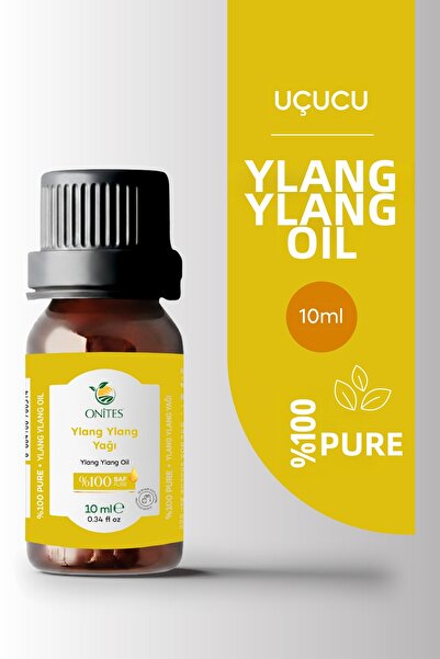 Onites زيت يلانج يلانج المعصور على البارد 10 مل - نقي 100%، خالٍ من الإضافات،...