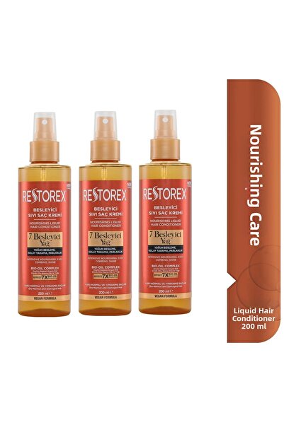 Restorex 7 Nourishing Care Liquid Conditioner 3X200 ml