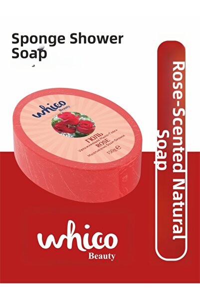whico beauty صابون طبيعي بخلاصة الورد 130 جرام