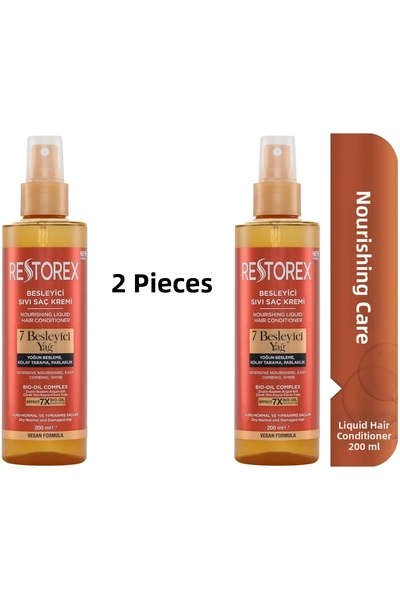 Restorex 7 Balsam lichid de îngrijire nutritivă 2x200 ML