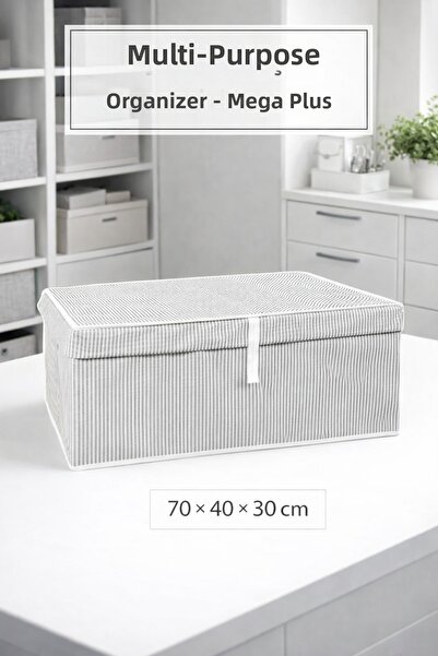 PONÇİK BEBEK Mega Plus Organizer Box – Gray Mega Plus Storage Box Gray
