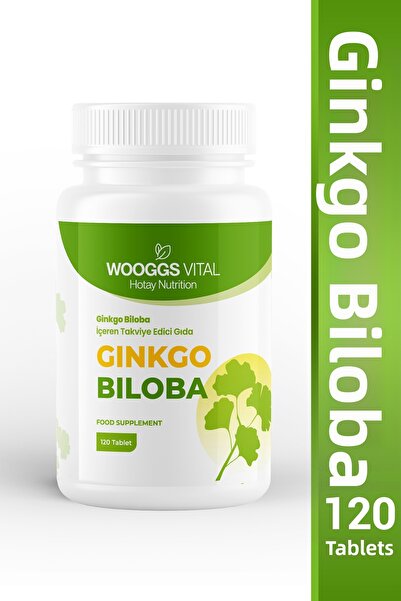 Hotay Nutrition Wooggs Vital جِنْكُو بِلُوبا ٣٠٠ ملِغٍ، ١٢٠ قرصًا، مُكَمِّل غ...
