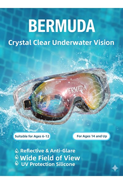 VARDEM OYUNCAK Professional Anti-Fog Mirrored Adult Swimming Goggles