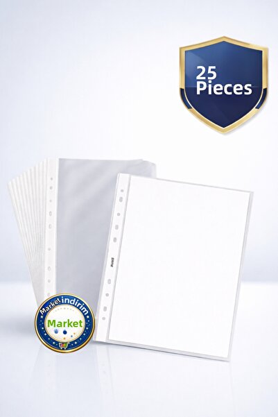 nistabolje 25 прозрачни папки за документи A4 с джоб