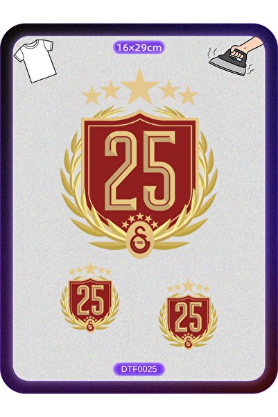 DYENOTE Five in One Fan Fabric Applique Patch Iron-On Transfer Paper Dtf Arma